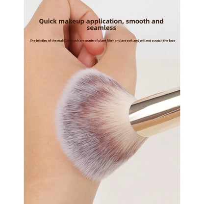 15 Professional Makeup Brushes Solid Wood Handle Aluminum Tube Makeup Brush Set Soft Multi-functional Beauty Tool